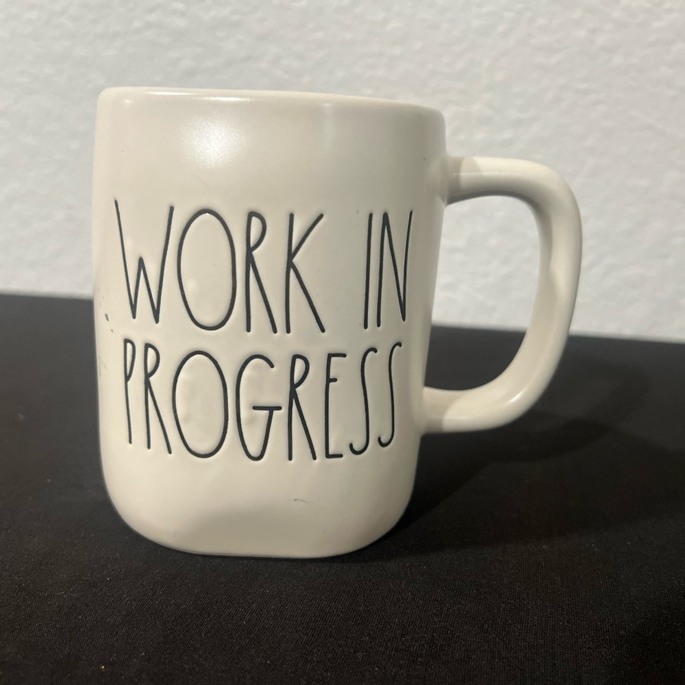 Rae Dunn's Work in Progress mug - Picture 3 of 6